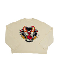 “Flaming Panther” Knit Sweater - ALTAMAR